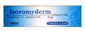 صورة , عبوة , دواء , جل , لعلاج حب الشباب , أيزوروميديرم , Isoromyderm