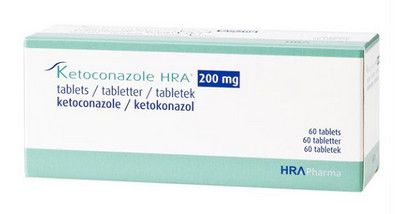 صورة, علاج , عبوة, دواء, كيتوكونازول , Ketoconazole HRA