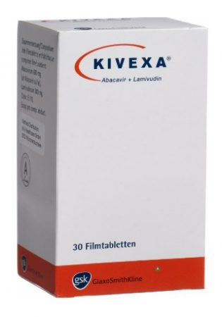 صورة , عبوة , دواء , أقراص , لعلاج متلازمة الفشل المناعي البشري , كيـفيكسا , Kivexa