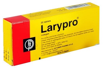 لاري برو – Larypro | لعلاج الإلتهاب الميكروبي للفم والحلق