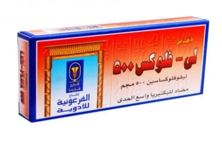 صورة,دواء,علاج, عبوة, لى فلوكس, Lee-Flox 500