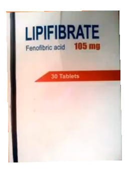 صورة , عبوة , دواء , أقراص , لعلاج إرتفاع الكوليسترول في الدم , ليبيفيبرات , Lipifibrate