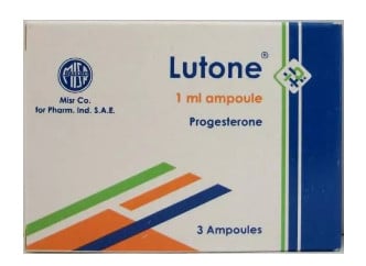 صورة , عبوة , دواء , أمبولات , لعلاج إنقطاع الطمث , لوتون , Lutone