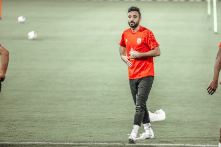 لاعب الأهلي محمود وحيد