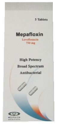 ميبافلوكسين – Mepafloxin | (ليفوفلوكساسين) مضاد للبكتيريا واسع المدى