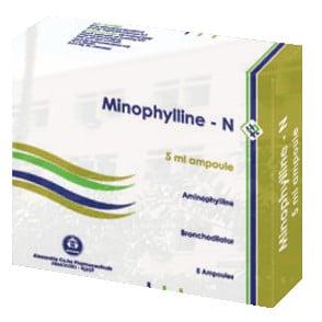 صورة, عبوة, أمبولات, مينوفيللين - إن, Minophylline-N