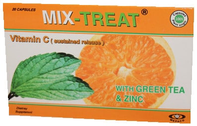 ميكس تريت – Mix-Treat | (شاي أخضر) مضاد للأكسدة، مقو للمناعة