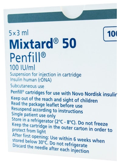 مكستارد – Mixtard | إنسولين بشري لعلاج داء السكري