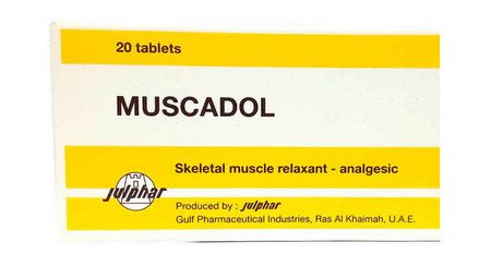 صورة , عبوة , دواء , مسكادول , Muscadol