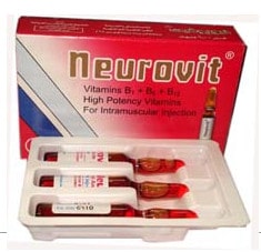 صورة, عبوة , نيوروفيت , Neurovit , أمبولات