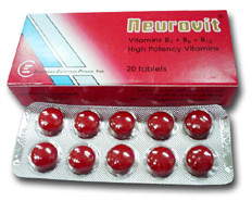 صورة, عبوة , نيوروفيت , Neurovit , أقراص