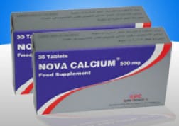 صورة,دواء,علاج, عبوة ,نوفا كالسيوم, Nova Calcium