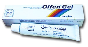 صورة , عبوة , دواء , أولفين جيل , Olfen Gel