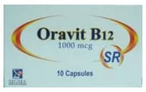 صورة, عبوة, أورافيت ب١٢, Oravit B12 SR