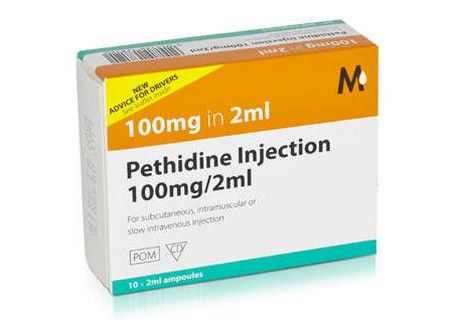 صورة , عبوة , دواء , بيثيدين , Pethidine