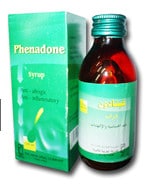 صورة , عبوة , دواء , شراب , فينادون , Phenadone