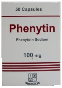 صورة,عبوة, فينيتين, Phenytin