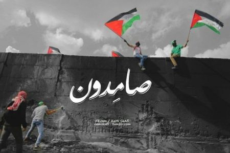 صامدون , صور دعم لفلسطين