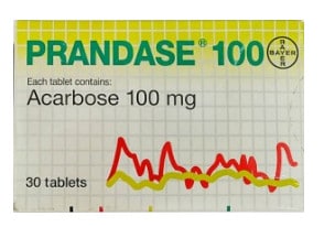 صورة , عبوة , دواء , أقراص , لعلاج سكري النوع الثاني , برانداز , Prandase