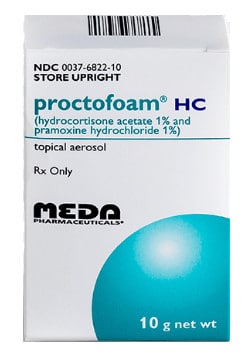 صورة , عبوة , دواء , مضاد للإلتهاب ومخدر موضعي , بروكتوفوم , Proctofoam HC