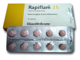 صورة , عبوة , دواء , رابيفلام , 25 Rapiflam