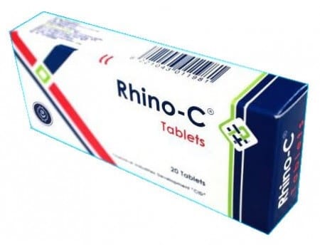 صورة,دواء,علاج, عبوة, رينو س , Rhino-C