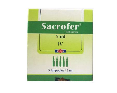 صورة , عبوة , دواء , أمبولات , سكروفير , Sacrofer