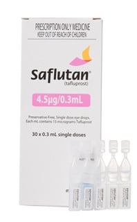 صورة , عبوة , دواء , قطرات , لعلاج فرط ضغط العين , سافلوتان , Saflutan