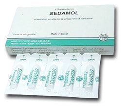 صورة , عبوة , دواء , أقماع , سيدامول , Sedamol