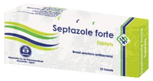 صورة, عبوة, سيبتازول قوي, Septazole Forte