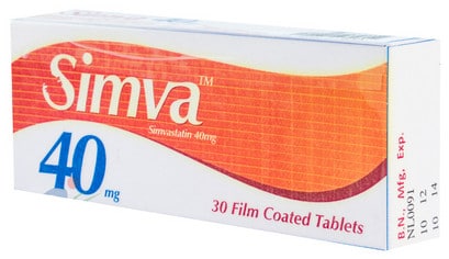 صورة,دواء, عبوة,سيمفاستاتين, Simvastatin, سيمفا, Simva