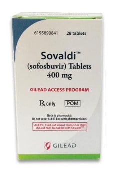 صورة , عبوة , دواء , أقراص , لعلاج التهاب الكبد C , سوفالدي , Sovaldi
