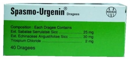 صورة, عبوة , دواء , أقراص , علاج البروستاتا , سبازمو ارجينين , Spasmo-Urgenin 