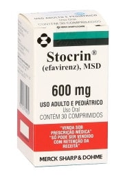 صورة , عبوة , دواء , أقراص , لعلاج تلوث فيروس (HIV) , ستوكرين , Stocrin