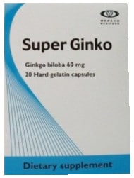 صورة, عبوة, سوبر جنكو ,كبسول, Super Ginko