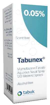 تابونكس – Tabunex | بخاخ أنفي لعلاج إلتهاب الأنف التحسسي الموسمي
