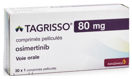 صورة , عبوة , دواء , أقراص مطلية , لعلاج سرطان الرئة , تاجريسو , Tagrisso