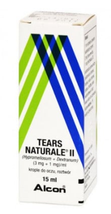 صورة , عبوة , دواء , قطرة , لعلاج جفاف العين , تيرس ناتورال , Tears Natural II