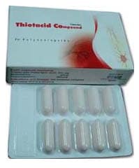 صورة , عبوة , دواء , كبسولات , ثيوتاسيد مركب , Thiotacid Compound