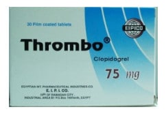 صورة , عبوة , دواء , أقراص , علاج تصلب الشرايين , ثرومبو , Thrombo