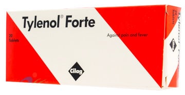 صورة, عبوة, تايلينول فورت, Tylenol Forte