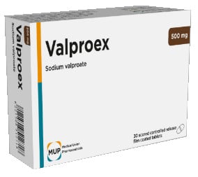 صورة, عبوة, فالبرويكس سي آر , Valproex