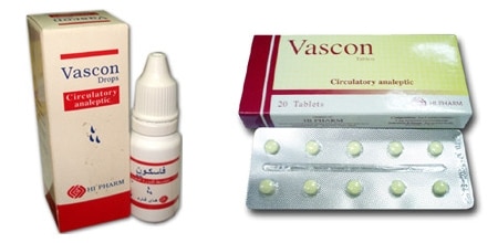 صورة, دواء, علاج, عبوة, فاسكون , Vascon