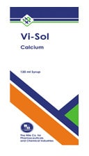 صورة , عبوة , دواء , شراب , في سول كالسيوم , Vi-Sol Calcium