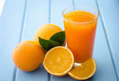 صورة , عصير برتقال , البرتقال , فيتامين C