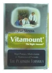 صورة , عبوة , دواء , كبسولات , فيتاماونت للإرهاق, Vitamount For Stress