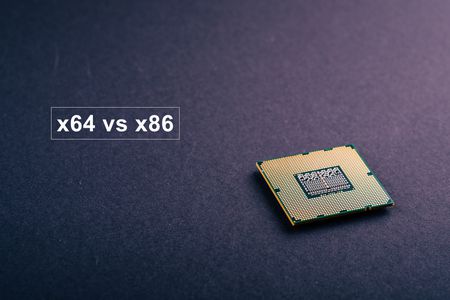 أنظمة المعالجة , x64 vs x86