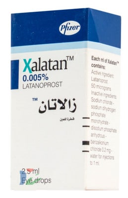 صورة,عبوة ,زالاتان,قطرة للعين, Xalatan