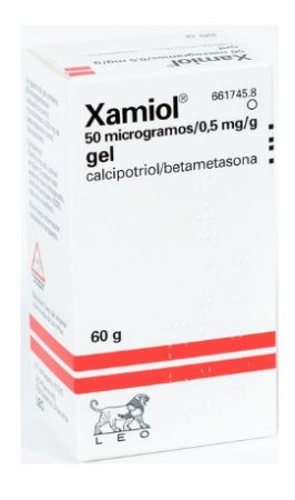 صورة , عبوة , دواء , جل , لعلاج الصدفية , كساميول , Xamiol