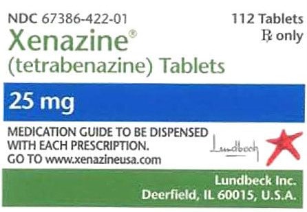 صورة,دواء,علاج, عبوة, كسينازين , Xenazine